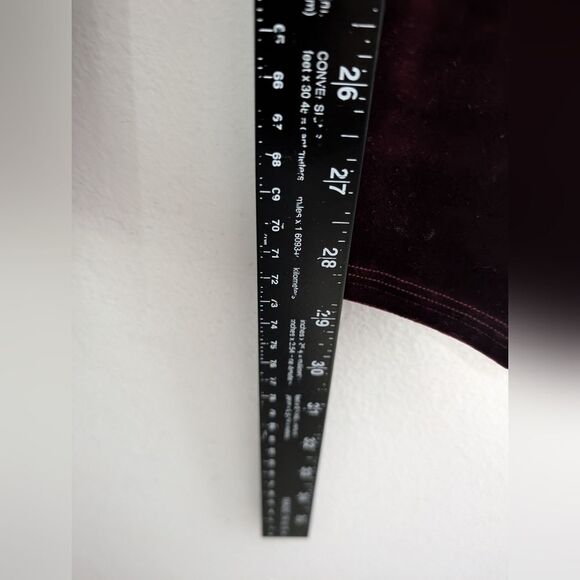 Spanx Velvet Leggings Burgundy Red 2070 Sz L - Picture 4 of 10